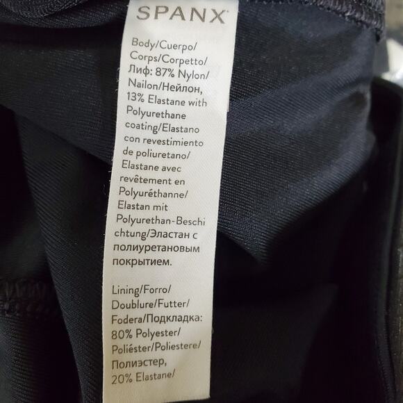 Spanx Ready-to-Wow Faux Leather Leggings Size Medium Petite - Picture 6 of 11